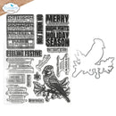 Xmas from the past 1 Stamp and Die Set by Elizabeth Craft Designs - Craftywaftyshop