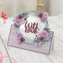 3D Topper Pad - Fancy Florals 12" x 9" by Crafters Companion - Craftywaftyshop