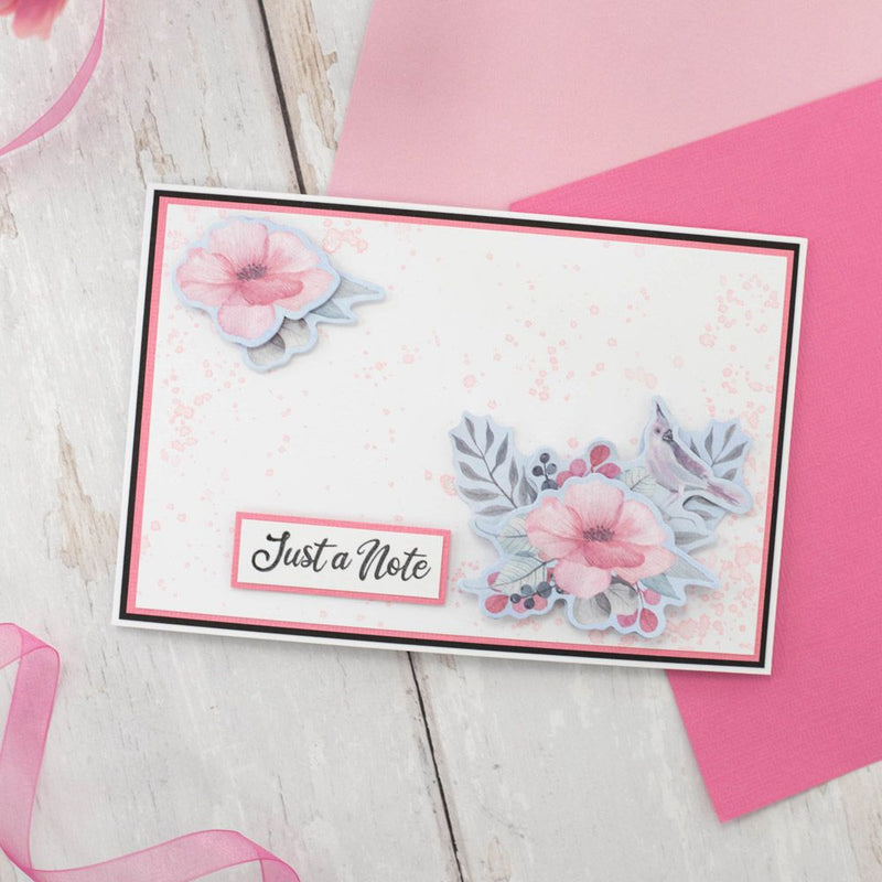 3D Topper Pad - Fancy Florals 12" x 9" by Crafters Companion - Craftywaftyshop