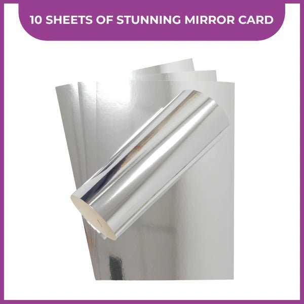 A4 Luxury Cardstock Pack Silver by Crafters Companion - Craftywaftyshop