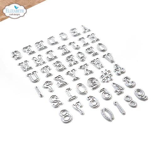 Alphabet Numbers and More by Elizabeth Craft Designs - Craftywaftyshop