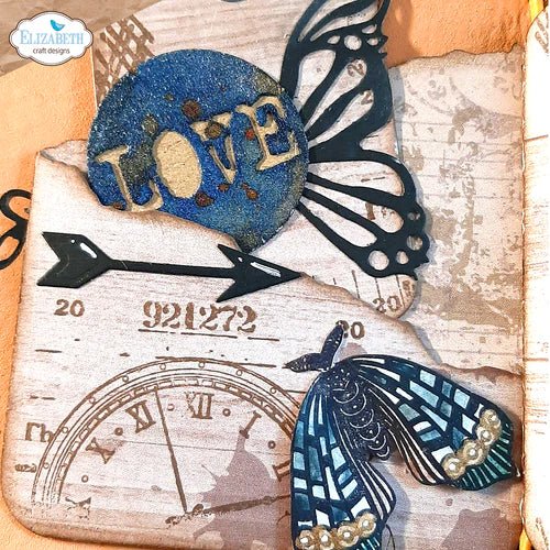 Back In Time Die and Stamp Set by Elizabeth Craft Designs - Craftywaftyshop