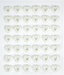 Belle Fleur Adhesive Enamel Hearts by Craft Consortium - Craftywaftyshop