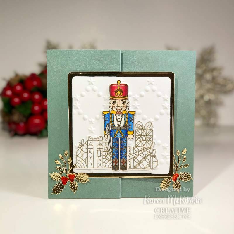 Bonnita Moaby Nutcracker Trio 5.9 in x 4 in Rubber Stamp - Craftywaftyshop