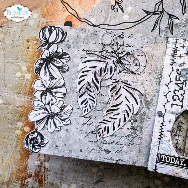 Border flower Die Set by Elizabeth Craft Designs - Craftywaftyshop