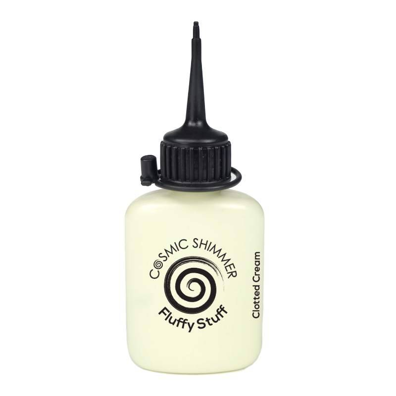 Cosmic Shimmer Fluffy Stuff Clotted Cream 30ml - Craftywaftyshop