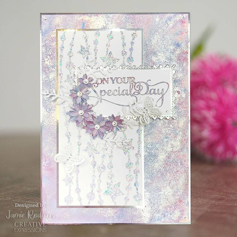 Cosmic Shimmer Jamie Rodgers Pixie Sparkles Flirty Sky 30ml - Craftywaftyshop