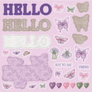 Crafters Companion 12 x 12 Die Cut Topper Pad Everyday Sentiments - Craftywaftyshop