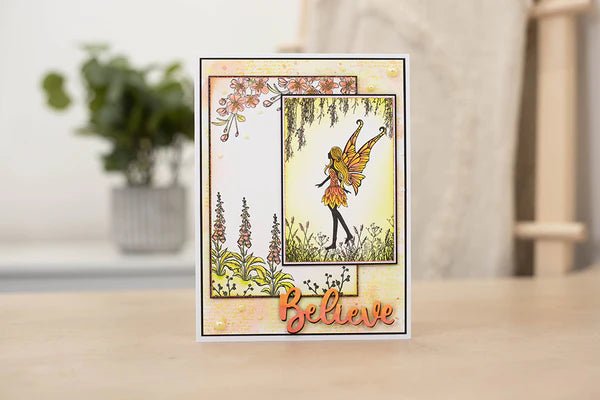 Crafters Companion Clear Acrylic Stamp Fairy of the Meadow - Craftywaftyshop