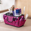 Crafters Companion Desktop Tote Raspberry Cheetah - Craftywaftyshop