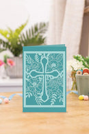 Crafters Companion Easter Collection Dies Floral Cross - Craftywaftyshop