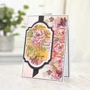 Crafters Companion Floral Collage Stamp Perfect Peony - Craftywaftyshop