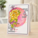 Crafters Companion Floral Collage Stamp Romantic Rose - Craftywaftyshop