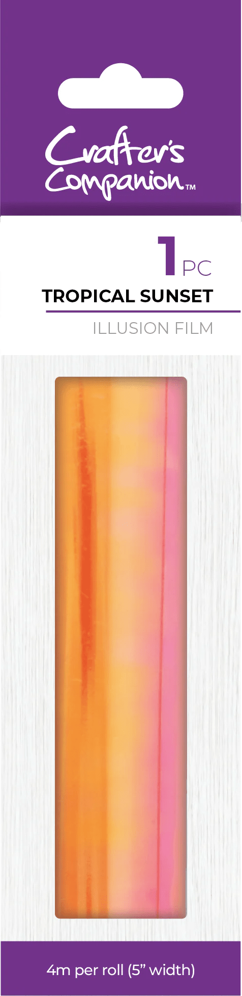 Crafters Companion Illusion Film Tropical Sunset - Craftywaftyshop