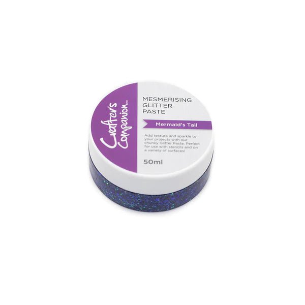 Crafters Companion Mesmerising Glitter Paste Mermaids Tail - Craftywaftyshop