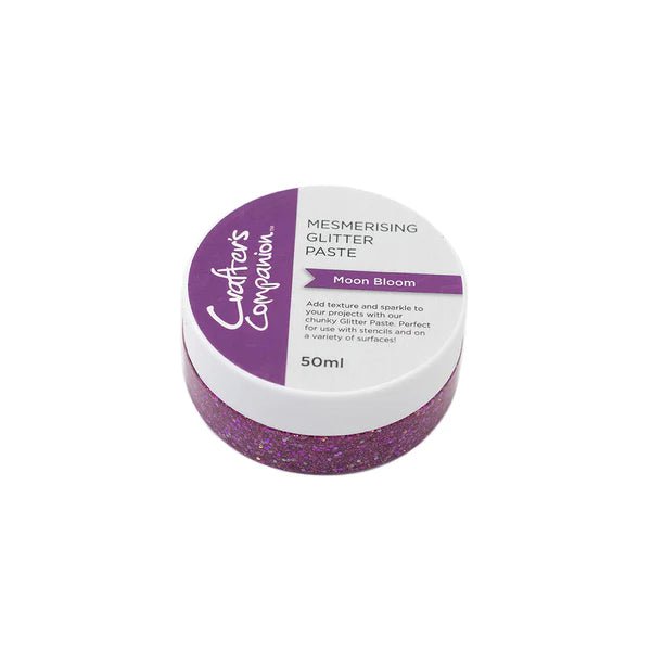 Crafters Companion Mesmerising Glitter Paste Moon Bloom - Craftywaftyshop