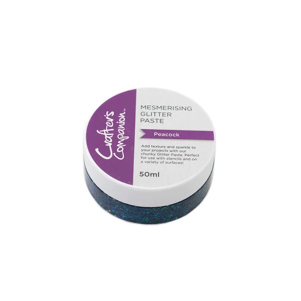 Crafters Companion Mesmerising Glitter Paste Peacock - Craftywaftyshop