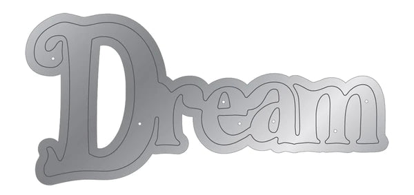 Crafters Companion Metal Die Dreamy Sentiments - Craftywaftyshop