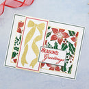 Crafters Companion Stencil Set - Christmas Poinsettia - Craftywaftyshop