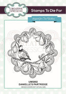 Creative Expressions Danielle’s Partridge Pre Cut Stamp Co-ords With CED3182 - Craftywaftyshop