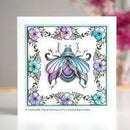 Creative Expressions Designer Boutique Collection Jewelled Beetle A6 Clear Stamp - Craftywaftyshop