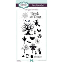 Creative Expressions Designer Boutique Trick or Treat 4 in x 8 in DL Clear Stamp Set - Craftywaftyshop