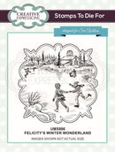 Creative Expressions Felicity Winter Wonderland Pre Cut Stamp Coords With CED3187 - Craftywaftyshop