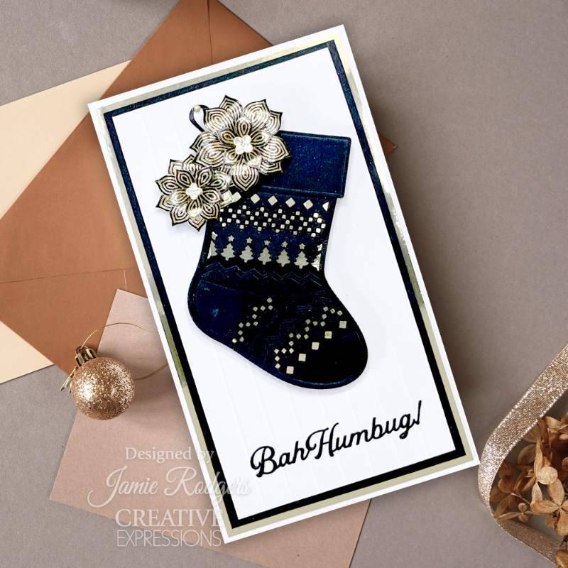 Creative Expressions Jamie Rodgers Christmas Essential Sentiments Craft Die - Craftywaftyshop