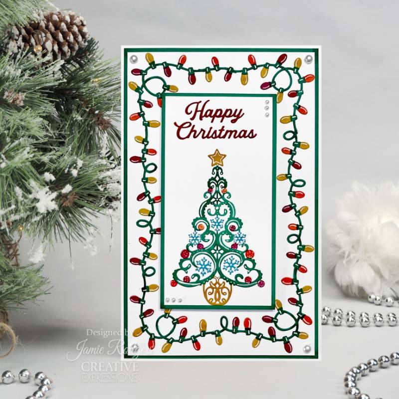 Creative Expressions Jamie Rodgers Christmas Essential Sentiments Craft Die - Craftywaftyshop