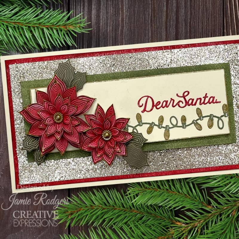 Creative Expressions Jamie Rodgers Christmas Essential Sentiments Craft Die - Craftywaftyshop