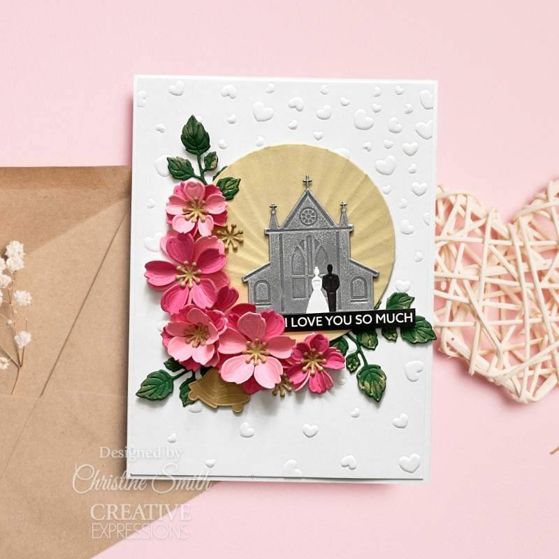 Creative Expressions Jamie Rodgers Everlasting Love Wedding Essentials Craft Die - Craftywaftyshop