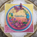 Creative Expressions Jamie Rodgers Fairy Village Butterfly Bouquet Craft Die - Craftywaftyshop