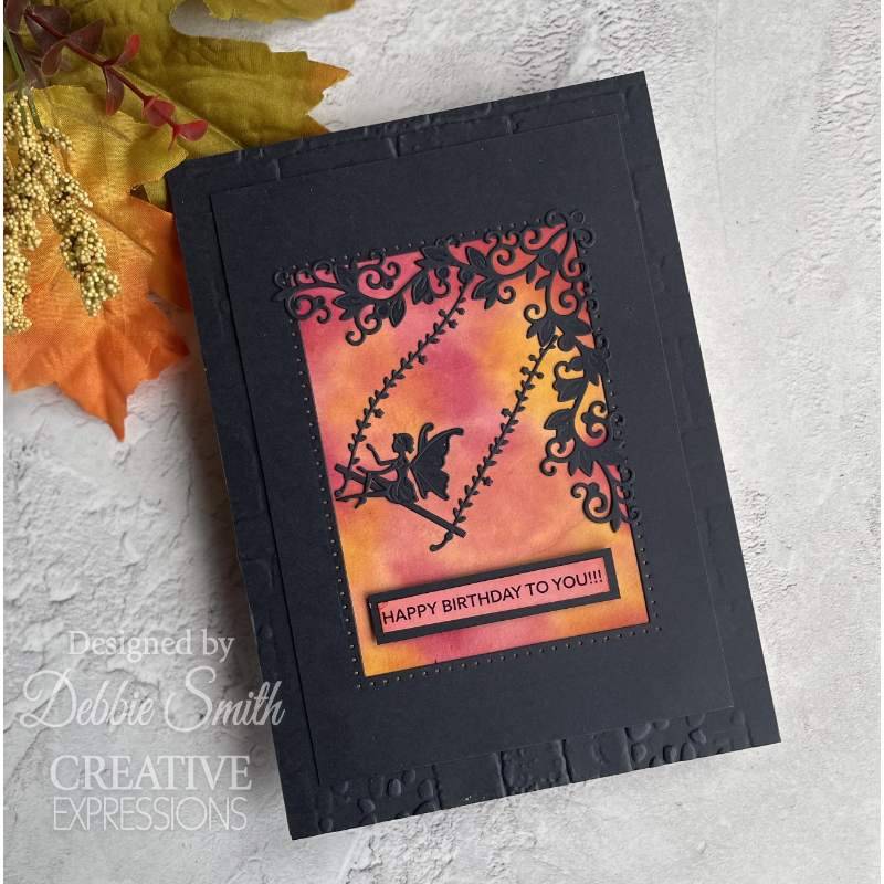Creative Expressions Jamie Rodgers Fairy Village Corner Flourish Craft Die - Craftywaftyshop
