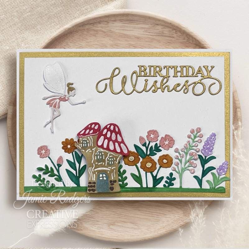 Creative Expressions Jamie Rodgers Fairy Village Woodland Dwellings Craft Die - Craftywaftyshop