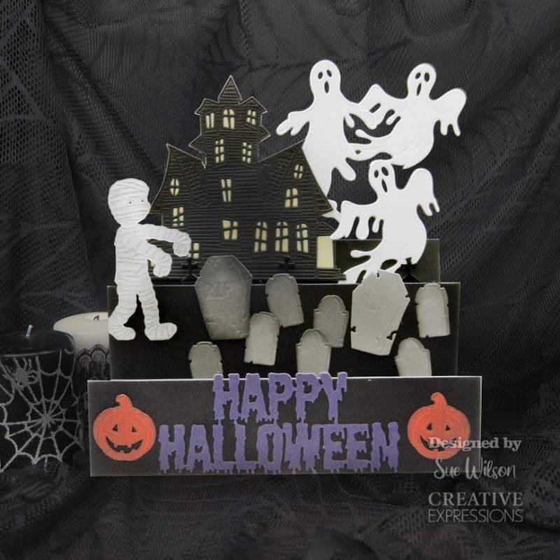 Creative Expressions Jamie Rodgers Graveyard Craft Die - Craftywaftyshop