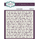 Creative Expressions Jamie Rodgers Love Letters 6 in x 6 in Stencil - Craftywaftyshop