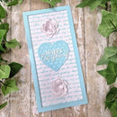 Creative Expressions Jamie Rodgers Love Letters 6 in x 6 in Stencil - Craftywaftyshop