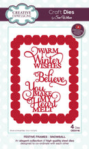 Creative Expressions Sue Wilson Festive Frames Snowball Craft Die - Craftywaftyshop