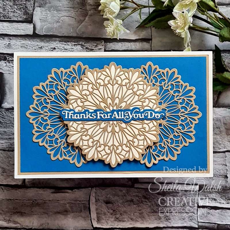 Creative Expressions Sue Wilson Frames & Tags Alice Craft Die - Craftywaftyshop