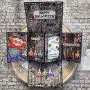 Creative Expressions Web of Shadows 4 in x 6 in Pre Cut Rubber Stamp - Craftywaftyshop