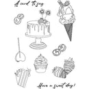 Designer Boutique Sweet Day 6 in x 8 in Stamp Set by Creative Expressions - Craftywaftyshop