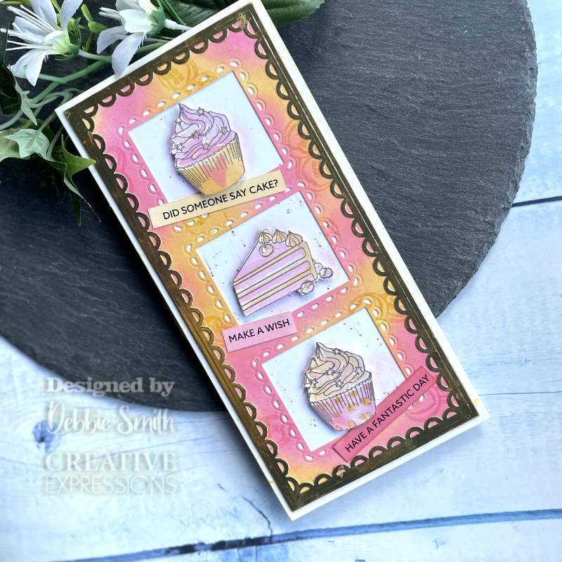 Designer Boutique Sweet Day 6 in x 8 in Stamp Set by Creative Expressions - Craftywaftyshop
