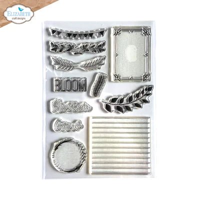 Elizabeth Craft Designs Bloom Stamp Set - Craftywaftyshop