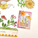 Elizabeth Craft Designs Bloom Stamp Set - Craftywaftyshop
