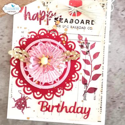 Elizabeth Craft Designs Bloom Stamp Set - Craftywaftyshop
