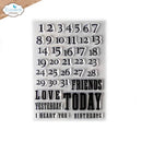 Elizabeth Craft Designs Calendar Numbers - Craftywaftyshop
