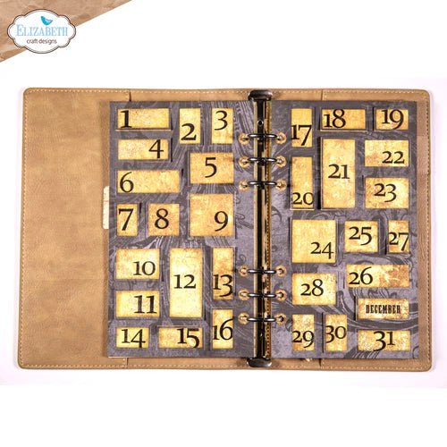 Elizabeth Craft Designs Calendar Numbers - Craftywaftyshop