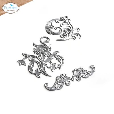 Elizabeth Craft Designs Fancy Flourishes Die Set - Craftywaftyshop