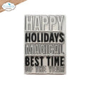 Elizabeth Craft Designs Happy Holidays - Craftywaftyshop