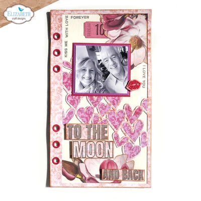 Elizabeth Craft Designs Planner Essentials 57 Heart Overlay - Craftywaftyshop